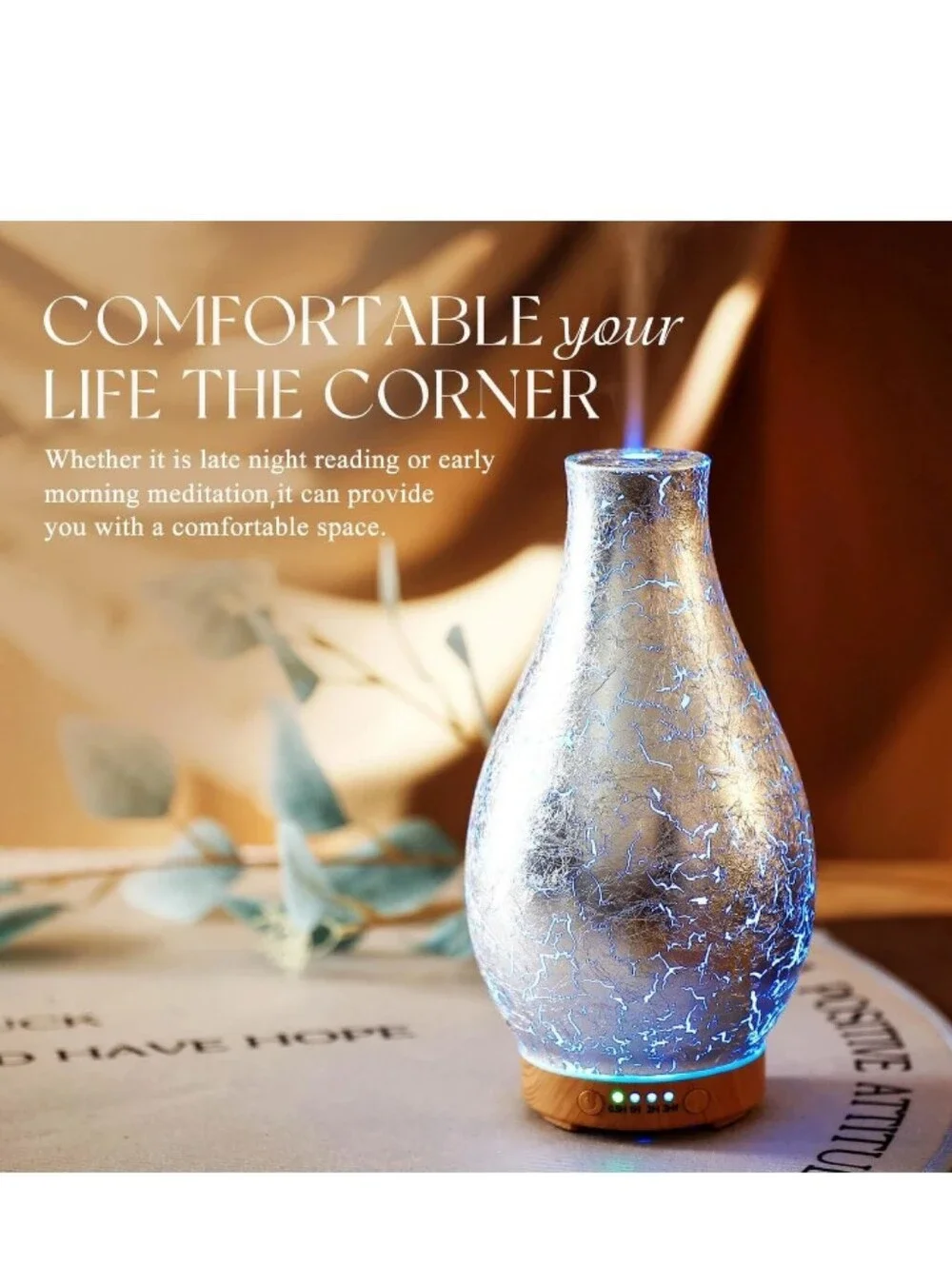 Porseme Afantty Diffuser Iridescent Teardrop Party Table Decor - Blue 100 ml